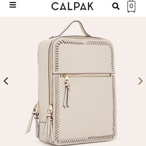 EUC Calpak Kaya 15” laptop backpack in Stone